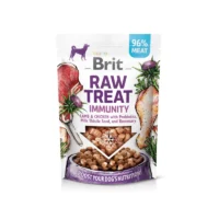 Snack funcional Brit Raw Treat Immunity con cordero y pollo
