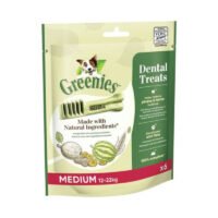 greenies-snacks-dentales-perros-adulto-snacks-dentales Pack frontal del producto Greenies Snacks Dentales Para Perros