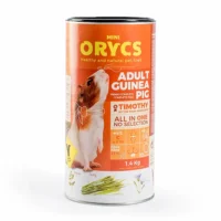 Orycs Alimento Para Cobaya Adulta Adult Guinea Pig en envase cilíndrico naranja