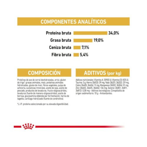 Detalle del folleto Royal Canin British Shorthair Adult