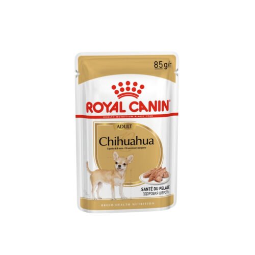 Royal Canin Chihuahua Adult sobre frontal comida húmeda