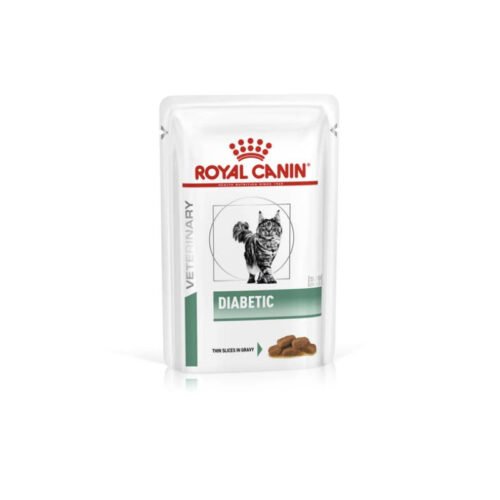 Royal Canin Diabetic Gato Finas Láminas En Salsa pack frontal