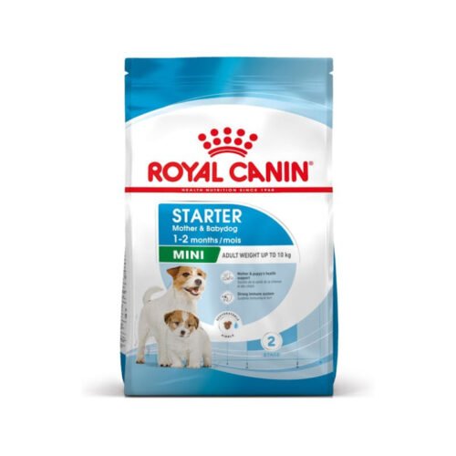 Royal Canin Mini Starter pack frontal del pienso