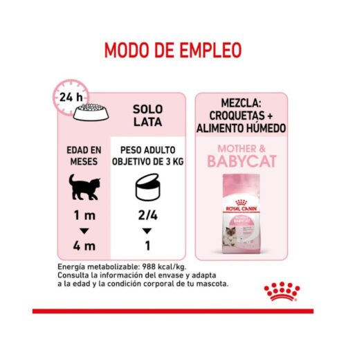 Lata trasera comida húmeda Royal Canin Mother & Babycat