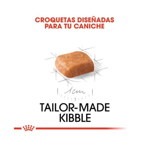 Imagen de la textura de las croquetas Royal Canin Poodle Puppy