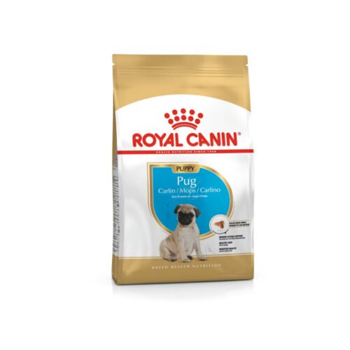 Royal Canin Pug Puppy pienso frontal del saco