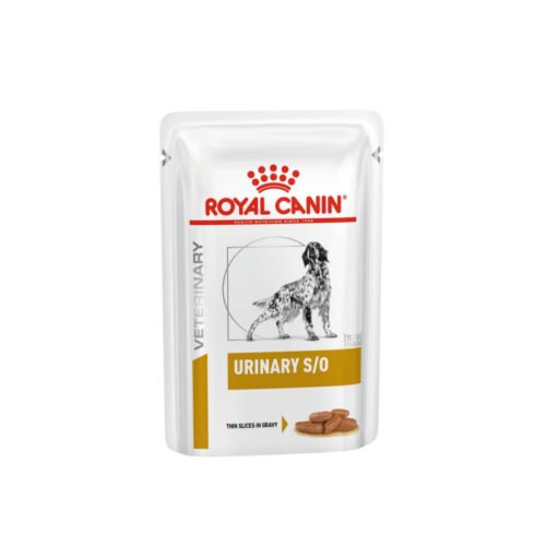pack frontal Royal Canin Urinary S/O Finas Láminas en Salsa