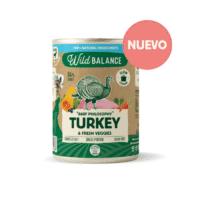 Wild Balance Filosofía BARF pavo con verduras frescas lata para perros