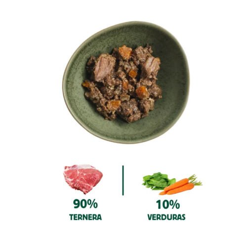 Ingredientes Wild Balance ternera con verduras para perros 90% ternera 10% verduras