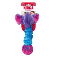 Juguete KONG Squiggles Assorted Small personaje mono en su empaque original de venta