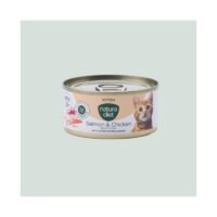 Lata de comida húmeda Natura Diet Gatito Kitten Salmon & Chicken para gatos