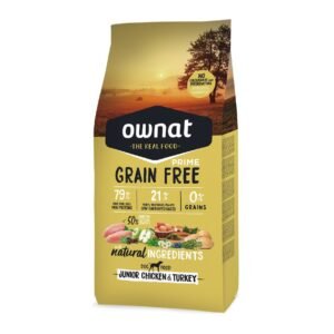 Saco frontal Ownat Grain Free Prime Junior Chicken & Turkey
