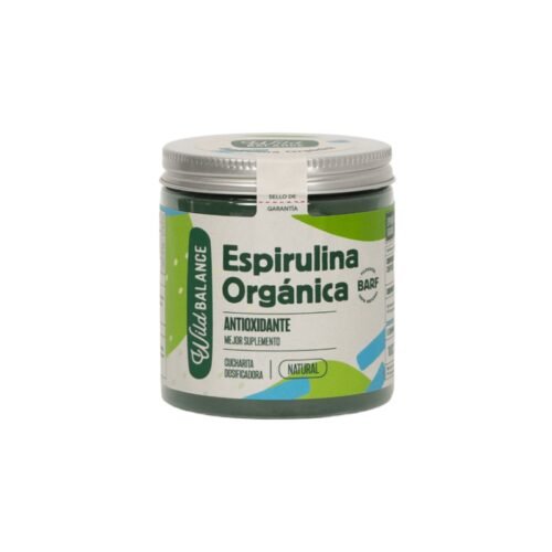 Wild Balance Espirulina Orgánica 100g Bote de Espirulina Orgánica Wild Balance para perros y gatos