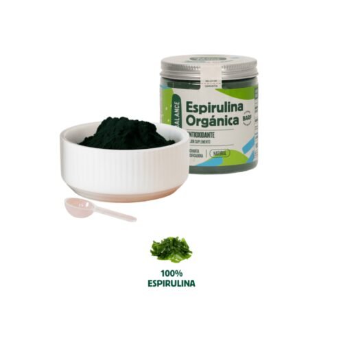 100% Espirulina natural Polvo de espirulina 100% natural Wild Balance