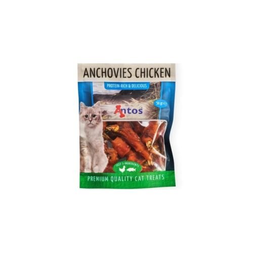 Cat Treats Anchoas con Pollo