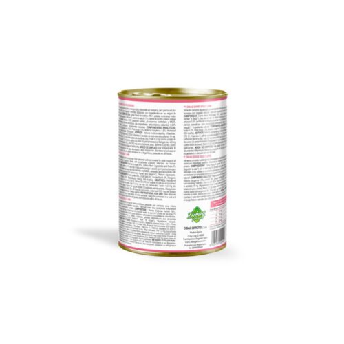 Composición e información nutricional Dibaq Sense Cordero