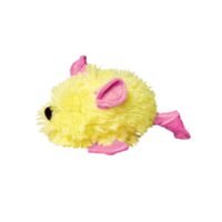 Juguete individual amarillo del set KONG Kitten Mice 2-pk Assorted para gatos jóvenes