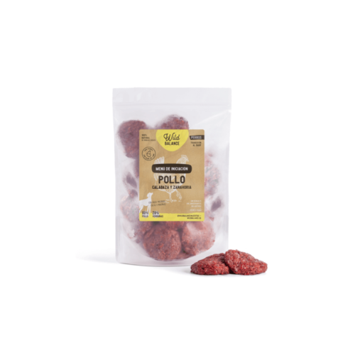 Wild Balance Menú BARF Iniciación Pollo Calabaza y Zanahoria para perros