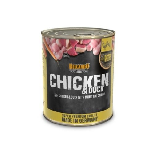 Belcando Pollo y Pato con Mijo lata perros
