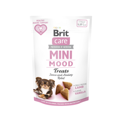 Brit Care Dog Mini Mood Treats 50g snack antiestrés perros mini