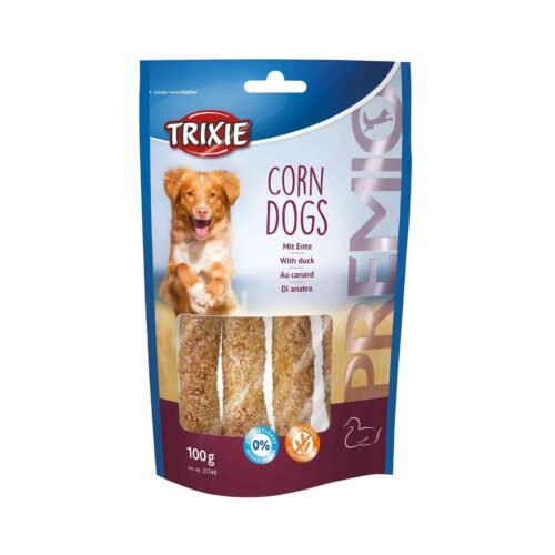PREMIO Corn Dogs con pato Trixie - pack 4 unidades en bolsa resellable