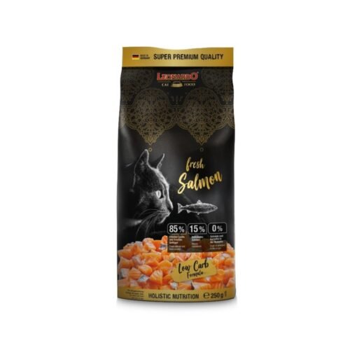 Leonardo Fresh Salmon salmón aves pienso gato 85% carne fresca