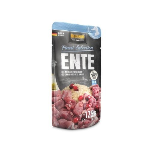 Belcando Finest Selection Pato con Arroz y Arándanos sobre perros