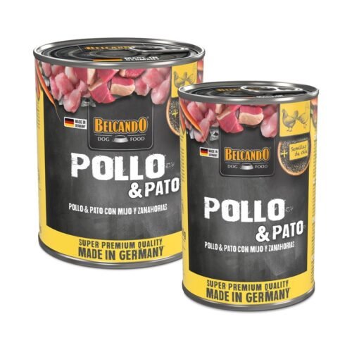 Belcando Pollo y Pato con Mijo y Zanahoria