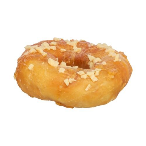 Denta Fun Ring con pollo y queso Trixie - vista del grosor y textura del anillo