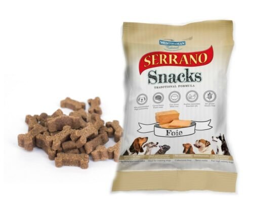 Mediterranean Natural Serrano Snacks Higado Liver packaging perro Barcelona