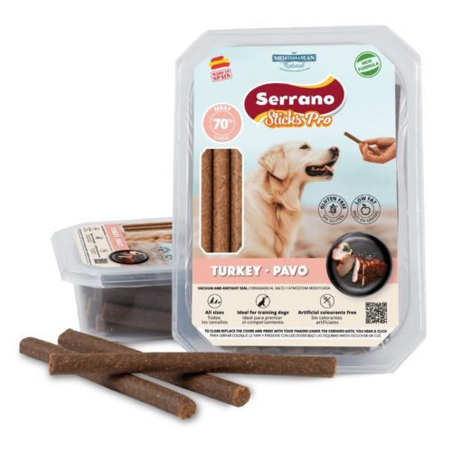 Serrano Sticks Pro de Pavo Turkey barritas premium perro Barcelona