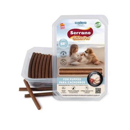Mediterranean Natural Serrano Sticks Pro Puppies Cachorros snack perro Barcelona