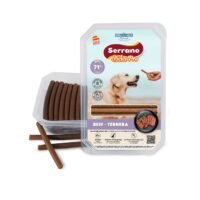 Mediterranean Natural Serrano Sticks Pro Ternera Beef snack perro Barcelona