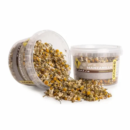 ORY-Snack-Manzanilla-1 Orycs Snack Manzanilla 50g snack natural antiinflamatorio para conejos y roedores