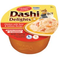 Dashi Delights Pollo con Atun y Salmon Para Gato