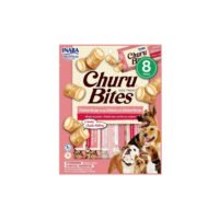 Churu Dog Bites de pollo con salmón para perros - Bocaditos omega-3
