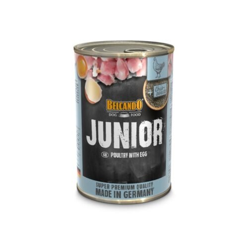 Belcando Junior Ave con Huevo lata cachorros