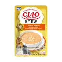 Sobre de Ciao Entree Stew Pollo para gatos, 40 g