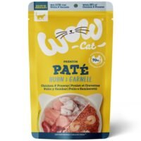Sobre de comida húmeda WOW Cat Adulto sabor pollo y gambas de 125g para gatos