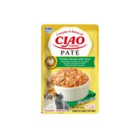 Sobre de Ciao Entrée Paté sabor pollo con atún para gatos, 40 g