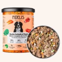 Tarro de Fidelis Menú Fresco Cordero con boniato, col rizada y manzana, 400 g