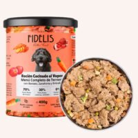 Tarro de Fidelis Menú Fresco Ternera con boniato, zanahoria y brócoli, 400 g