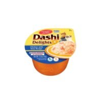 Tarrina de Dashi Delights sabor pollo con atun en caldo dashi para gatos